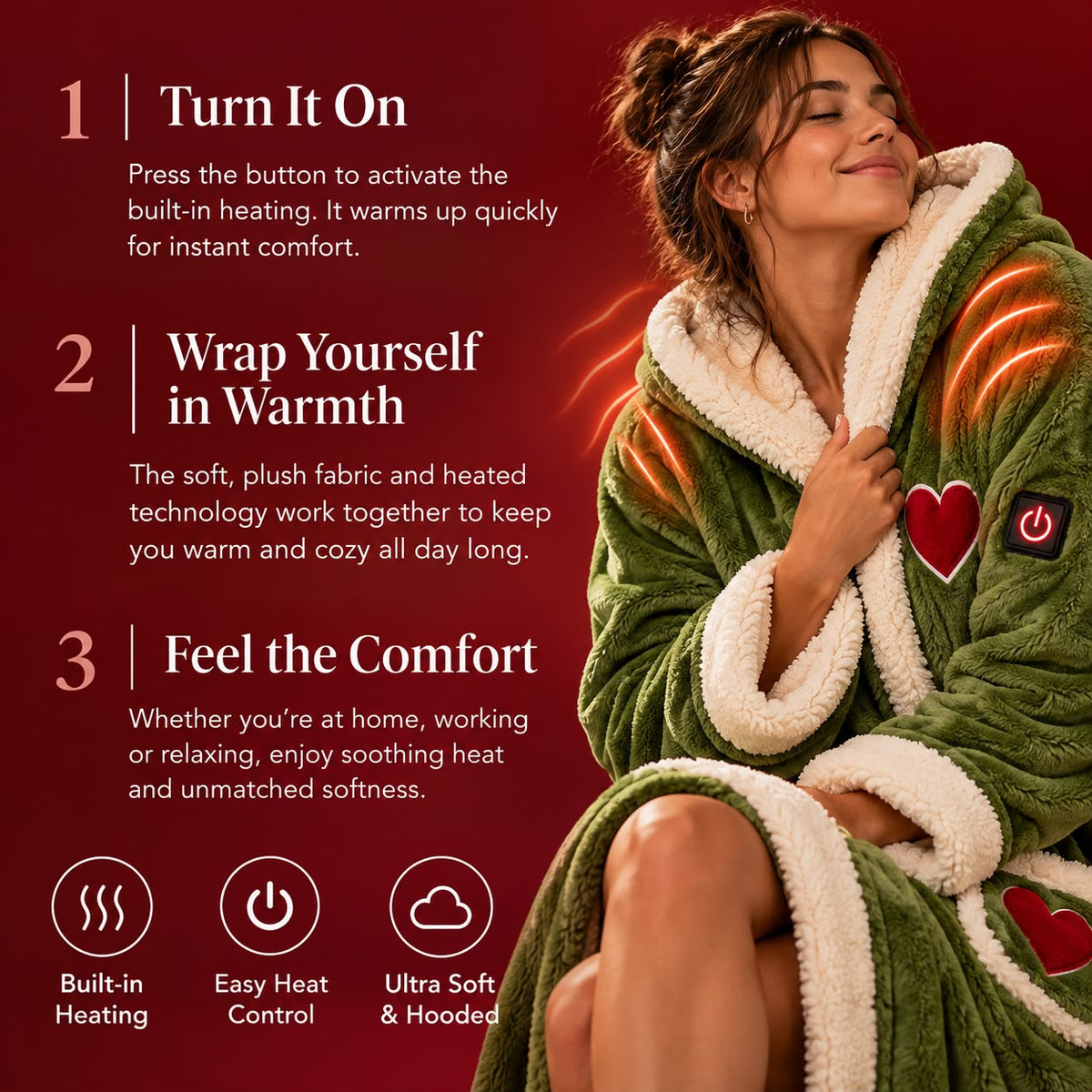 SNUGMORA Heated Robe