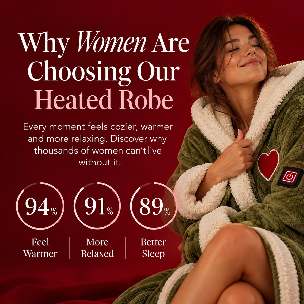 SNUGMORA Heated Robe