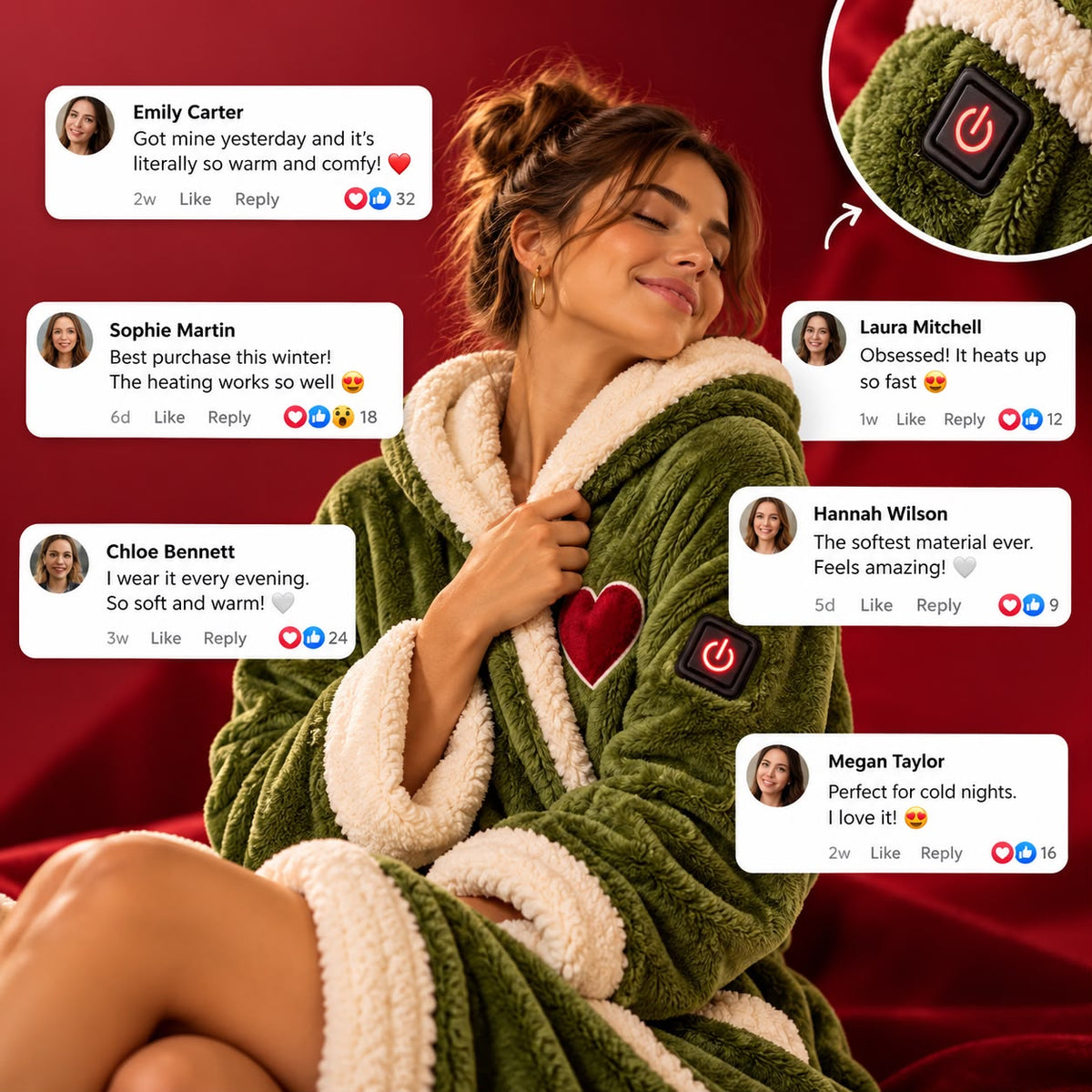 SNUGMORA Heated Robe