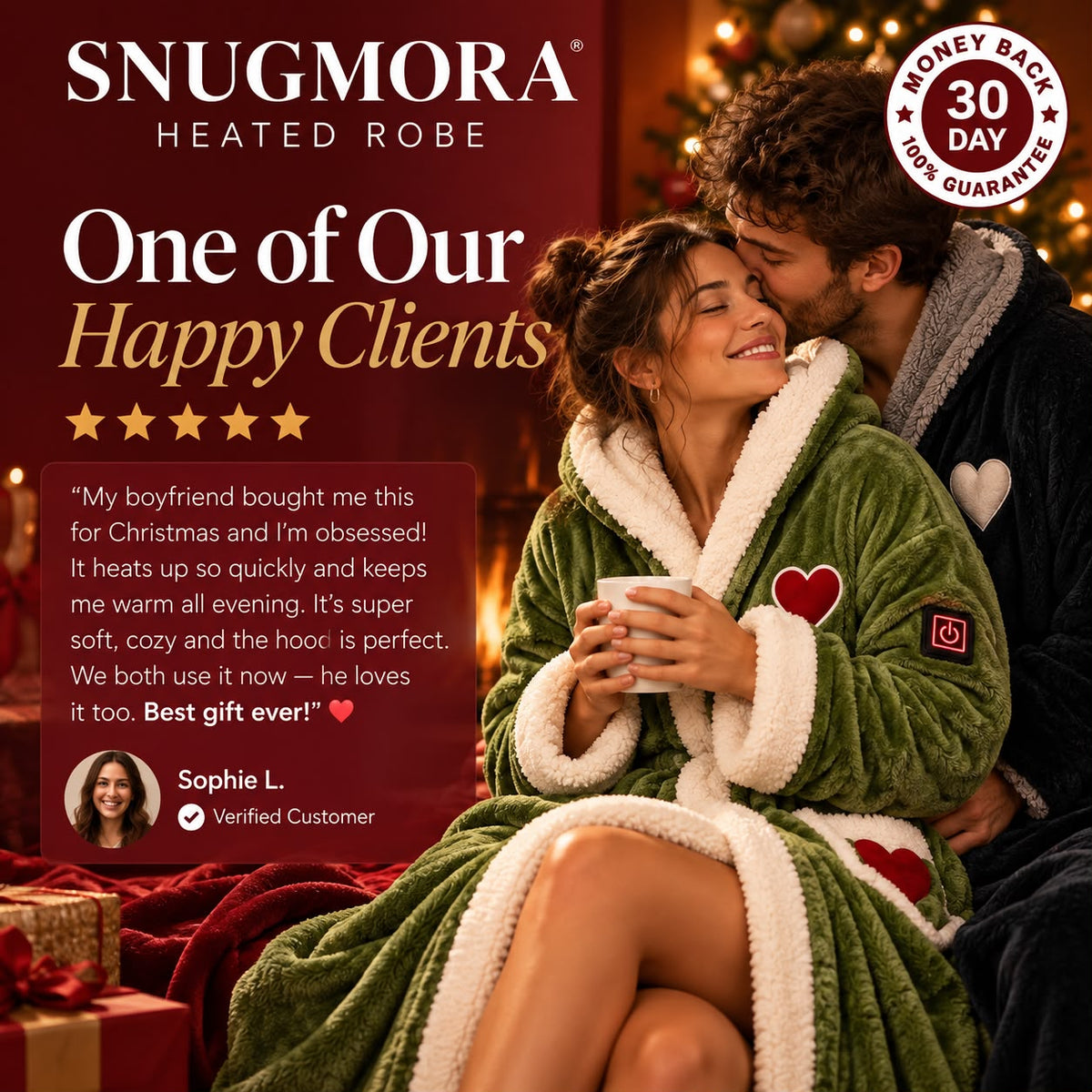 SNUGMORA Heated Robe