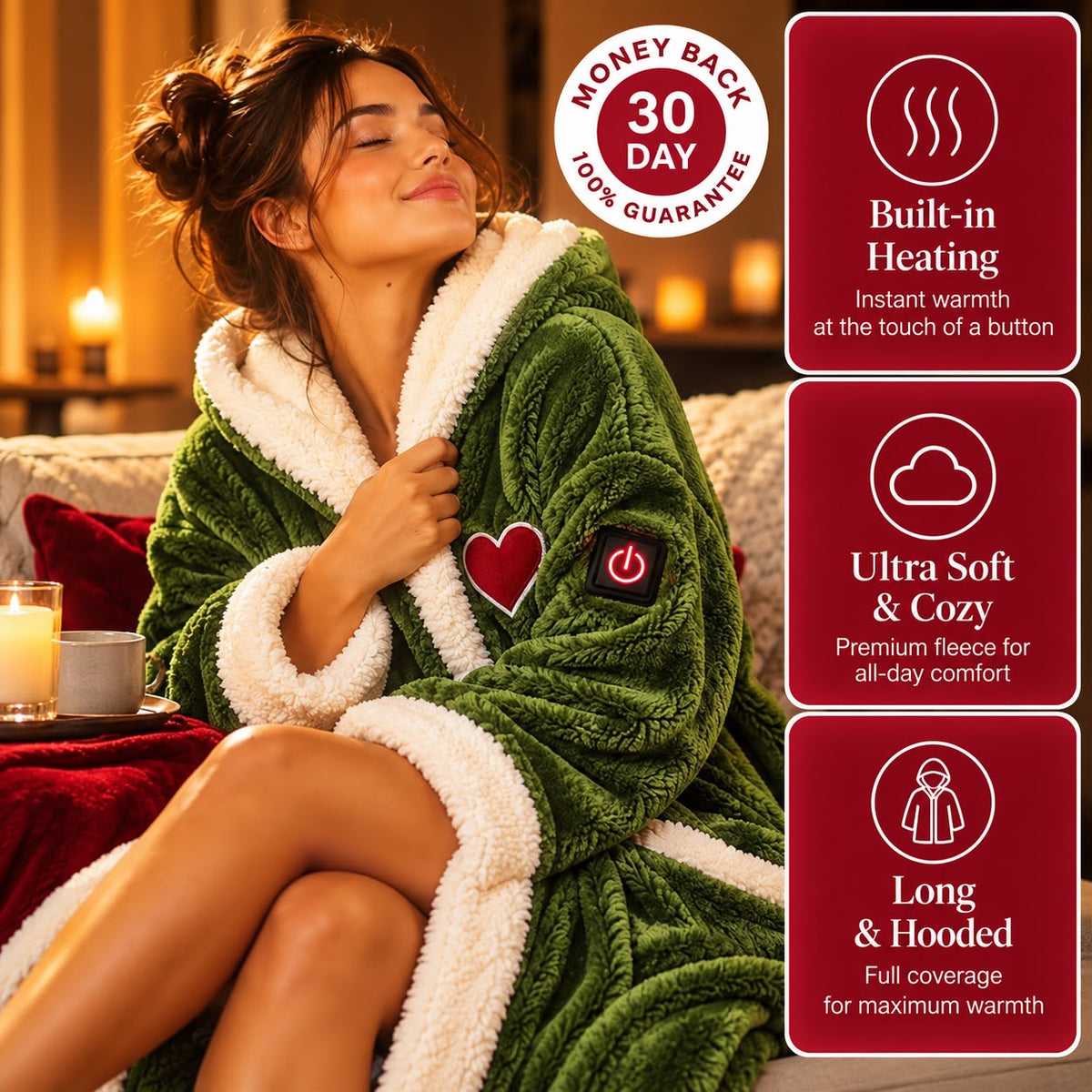 SNUGMORA Heated Robe